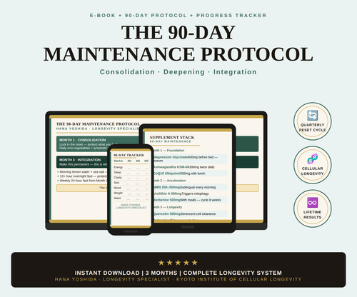Deep Cell Longevity Protocol — Your 90-Day Post-Reset Blueprint